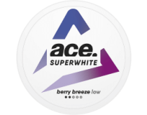 SNUS Nikotiinipadjad<br>ACE Low<br>Berry Breeze