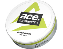 SNUS Nikotiinipadjad <br> ACE Superwhite <br> Green Lemon