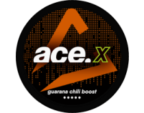 SNUS Nikotiinipadjad<br>Ace X Guarana<br>Chili Boost