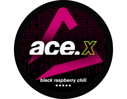 SNUS Nikotiinipadjad  ACE X  Black Raspberry Chili