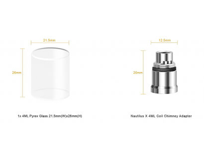 Увеличительный комплект 4 мл. для Aspire Nautilus X