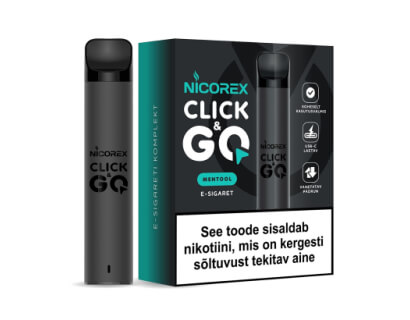 Nicorex CLICK & GO Starter Kit Convenient and Compact Nicorex CLICK & GO Starter Kit Convenient and Compact