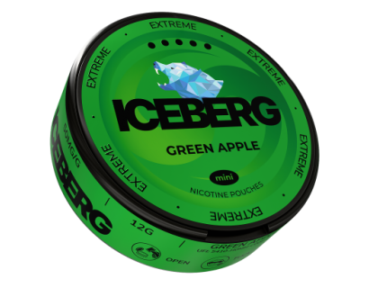 SNUS Nikotiinipadjad Iceberg Mini Green Apple