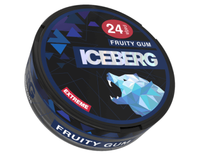 СНЮС Никотиновые подушечки Iceberg Fruity Gum Extreme
