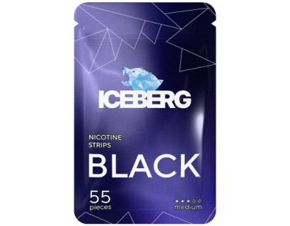 ICEBERG Nicotine Strips – Black