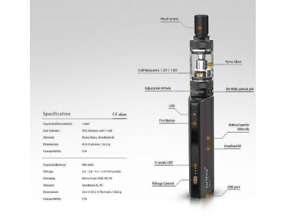 Justfog Q16 starter kit 900mAh 