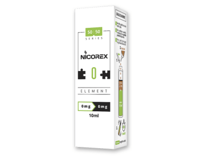 E-vedelik  NICOREX ELEMENT  50VG/50PG  0mg