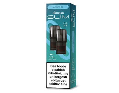Nicorex SLIM pods 2-pack Menthol 20mg/ml