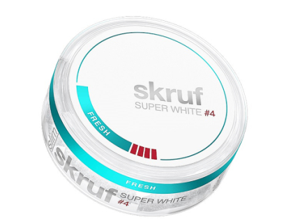 SNUS Nikotiinipadjad  SKRUF Super White #4