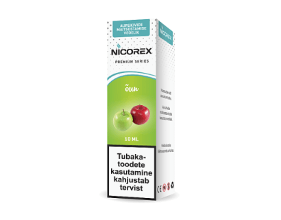 Nicorex Premium Õun aurukivide maitsestamise vedelik