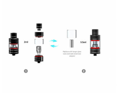Увеличительный комплект 4 мл. для Smok TFV8 Baby 3.5ml
