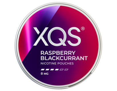 SNUS nikotiinipadjad XQS Raspberry Blackcurrant 