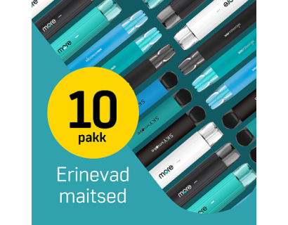 Ühekordsed e-sigaretid 10pakk