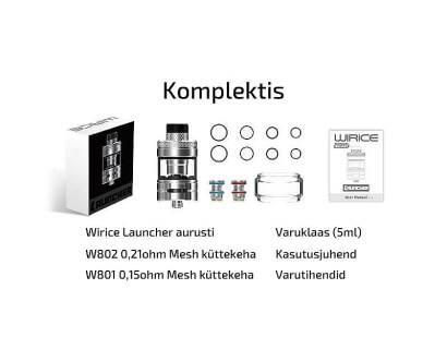 Wirice Launcher  sub-ohm испаритель