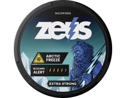 SNUS Nikotiinipadjad Zeus Arctic Freeze extra strong