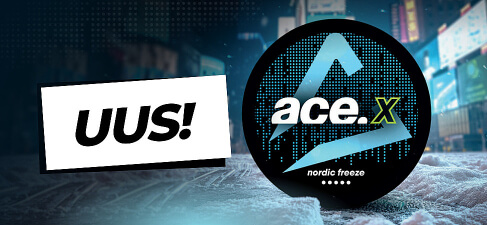 ACE X Nordic Freeze nikotiinipadjad: jahutava mündi uus tase