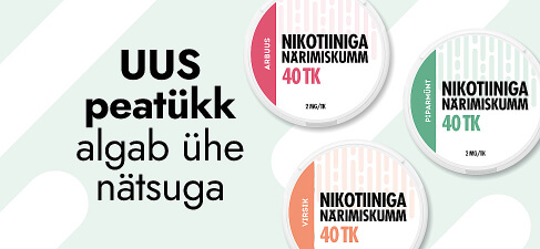 Nikotiininäts – innovaatiline lahendus suitsetamisest loobumiseks 