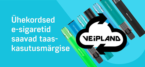 Ühekordsed e-sigaretid saavad taaskasutusmärgise