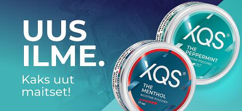XQS The Menthol 17 mg ja The Peppermint 10 mg – kaks uut mündimaitselist nikotiinipatja