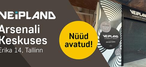 Veipland avas uue kaupluse Tallinnas Arsenali keskuses