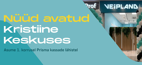 Uus Veiplandi kauplus Kristiine Keskuses 
